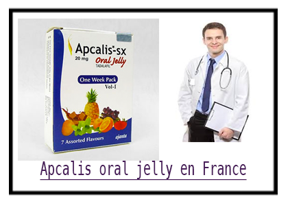 Apcalis oral jelly en France